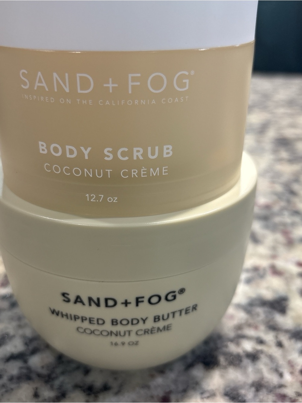 Coconut Crème Body Scrub & Whipped Body Butter - Cream